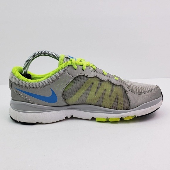 Nike Flex TR 2 Womens Size 6 Silver Green Blue Running Sneaker Shoes 511332-006 - Picture 4 of 10